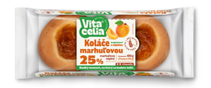 Koláče bezgluténové s náplňou marhuľovou 2ks á 50g