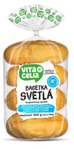 Bagetka bezgluténová svetlá 4ks á 60g 