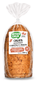 Chlieb bezgluténový s masťou a cibuľou 250 g 