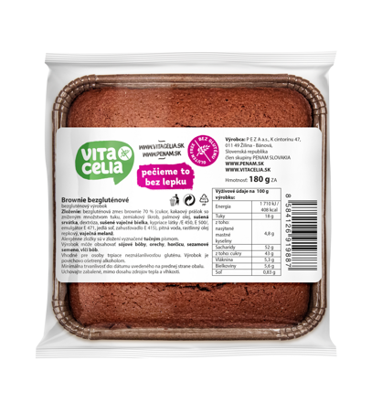 Bezgluténové brownie 180g