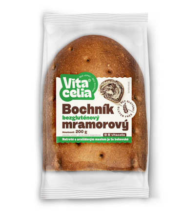 Bochník bezgluténový mramorový 200 g 