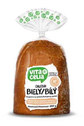 Chlebík bezgluténový biely 250g 